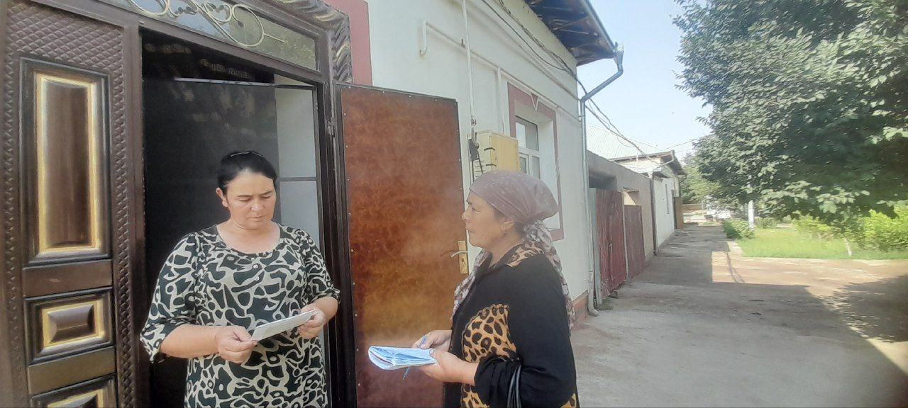 Koʻhnazey mahallasida sanitariya targ'ibot ishlari o'tkazildi