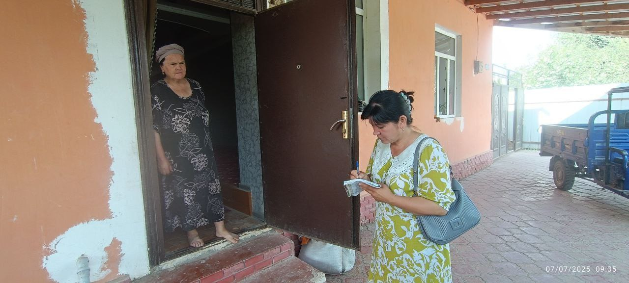 Xonobod MFY xonadonlarida sanitariya targ'ibot ishlari o'tkazildi