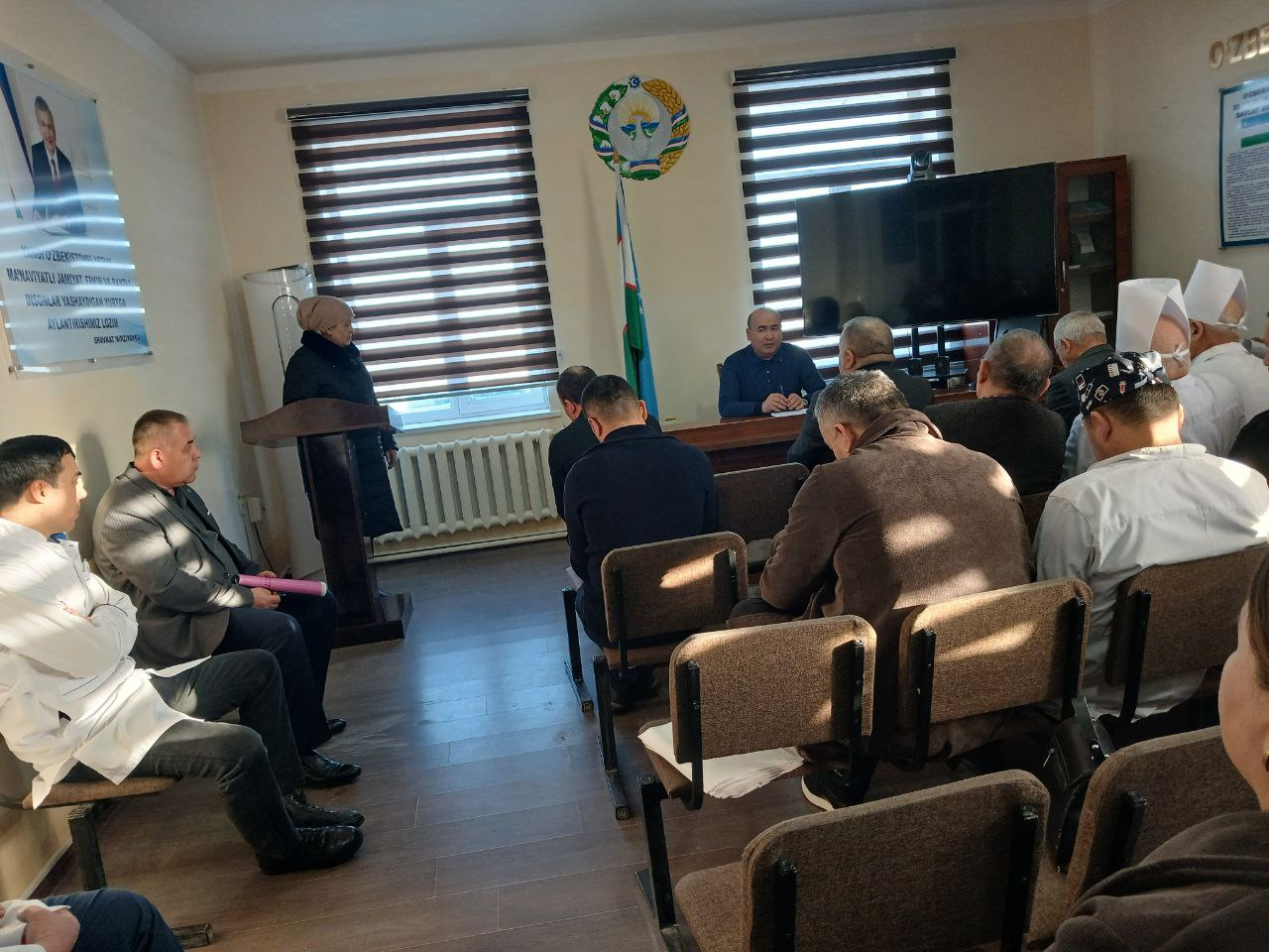 Yuqumli kasalliklarning oldini olish bo'yicha seminar o'tkazildi.