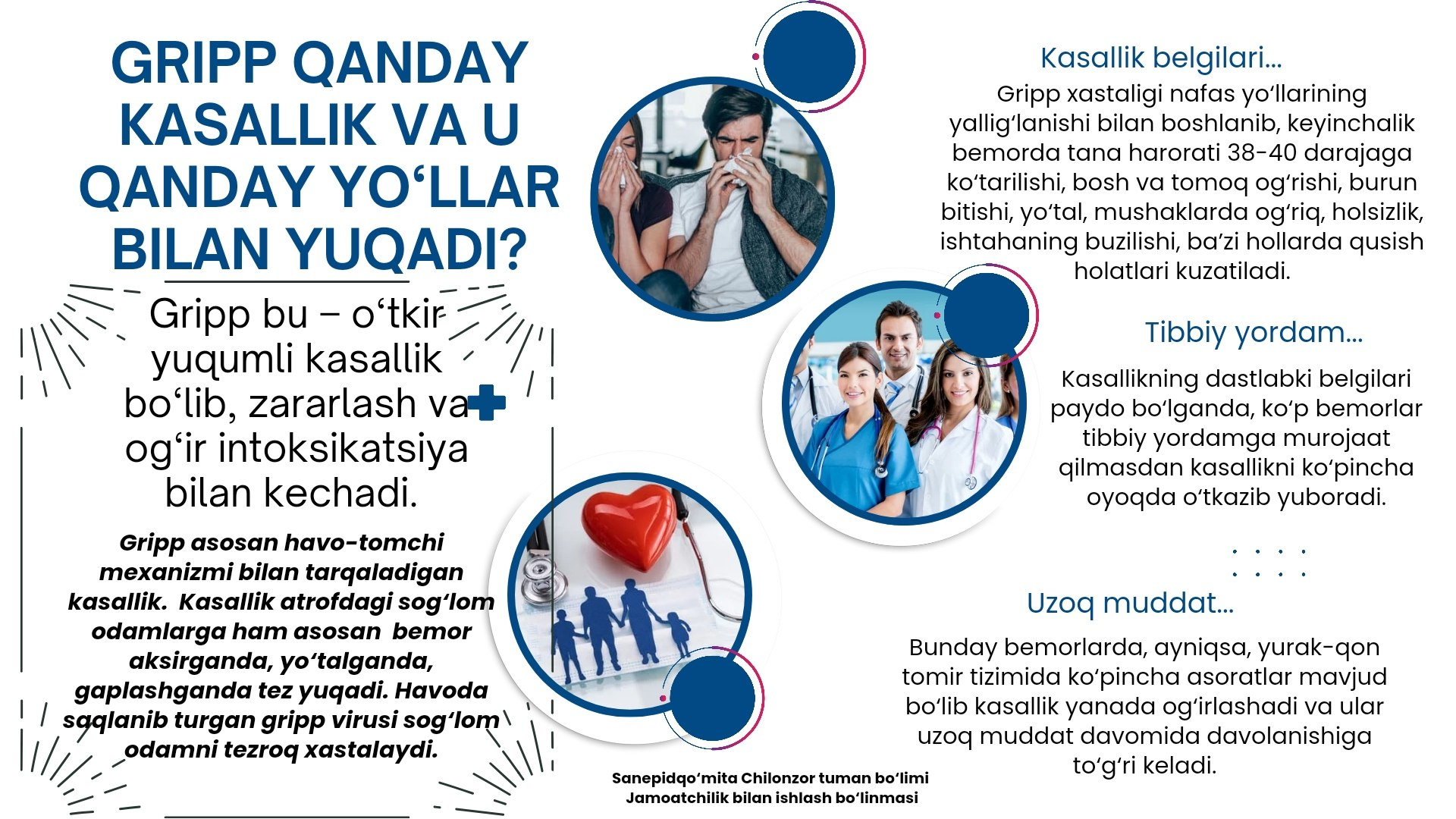 Gripp qanday kasallik va u qanday yo‘llar bilan yuqadi?