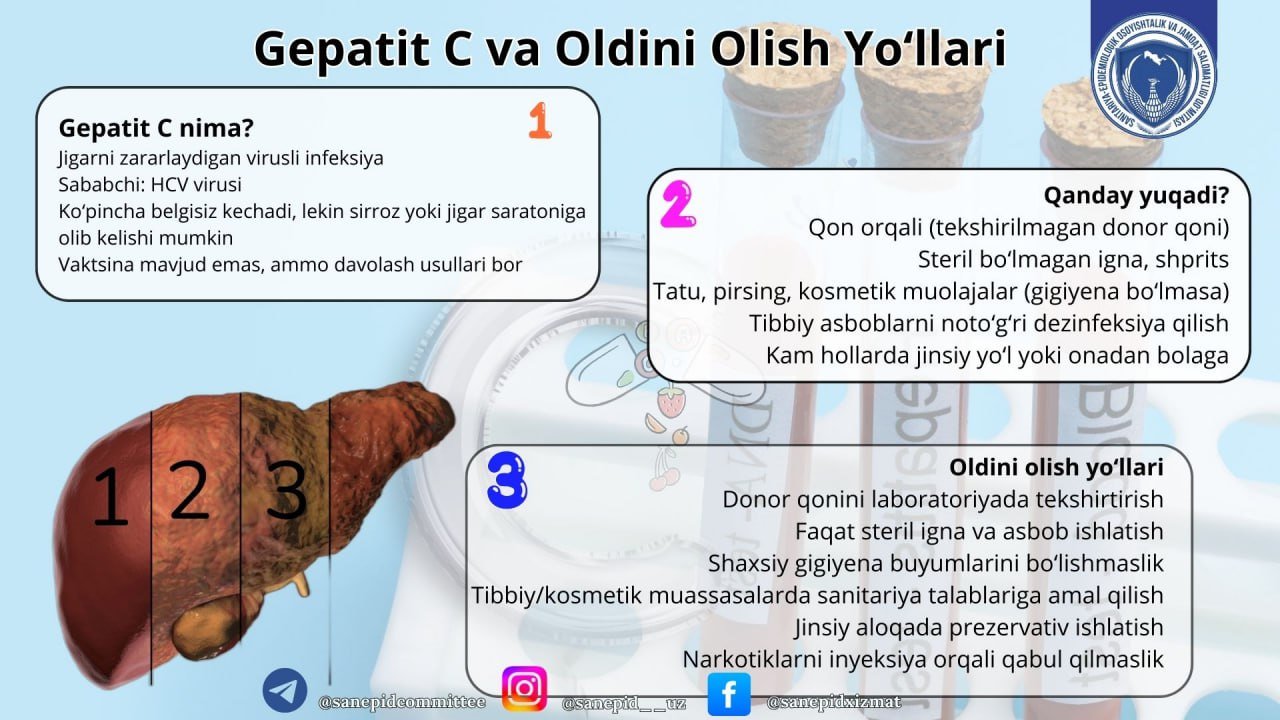 Gepatit Сning oldini oling