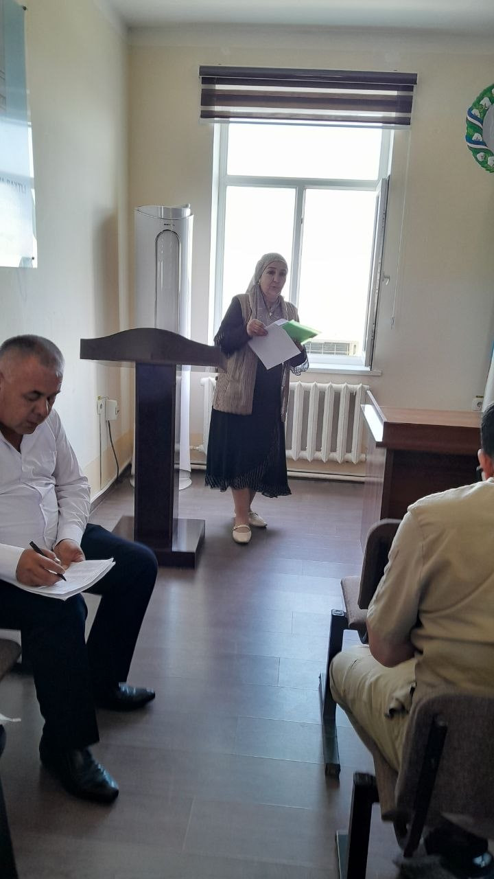Tuman tibbiyot birlashmasida ORP bo'yicha seminar o'tkazildi.