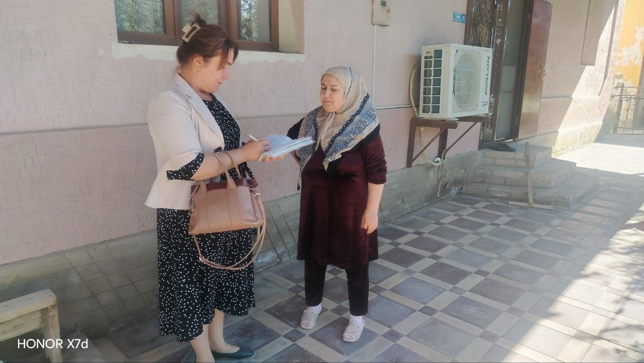 Sanitariya targ'ibot ishlari o'tkazildi.
